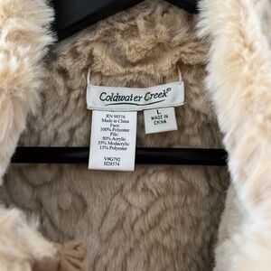 Beautiful Coldwater Creek reversible coat
